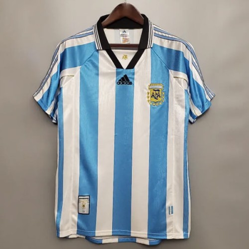 Retro Argentina Home Football Shirt 1998