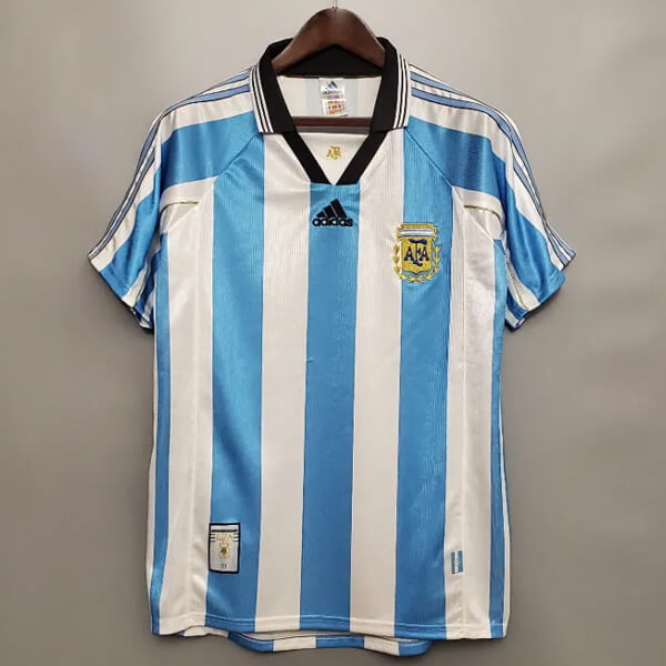 Retro Argentina Home Football Shirt 1998