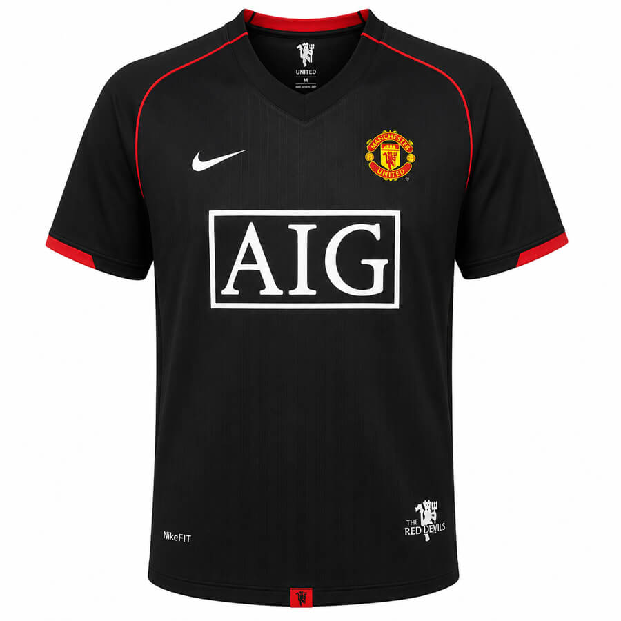 Manchester United Away 2007 2008 Football Shirt