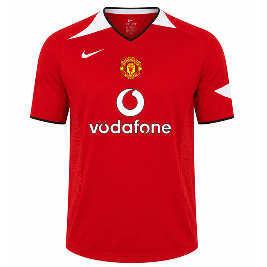 Manchester United Home 2004 2006 Football Shirt