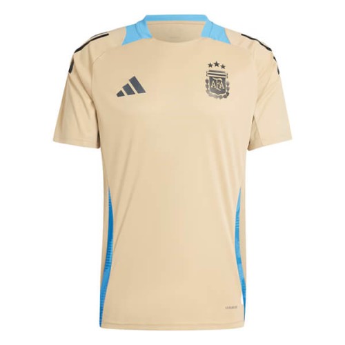 Argentina Pre Match Training Soccer Jersey - Beige