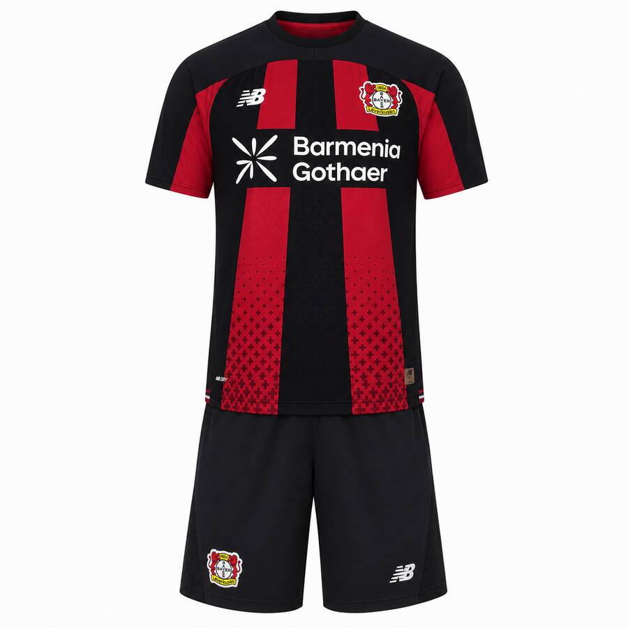 Bayer Leverkusen Home Kids Football Kit 26 27