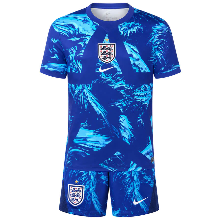 England Goalkeeper Kids Football Kit 26 27 - Blue