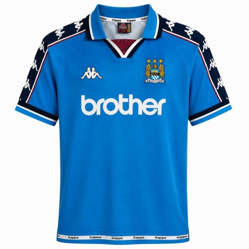 Manchester City Home 1998 1999 Football Shirt