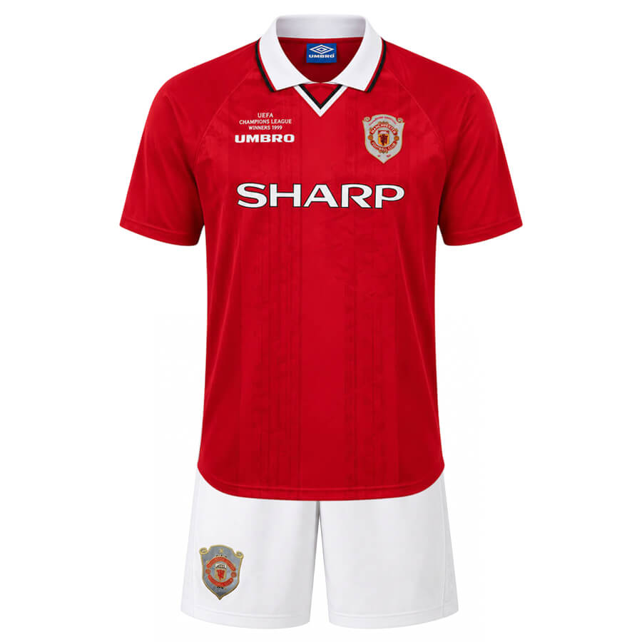 Manchester United UCL 1999 Kids Football Kit