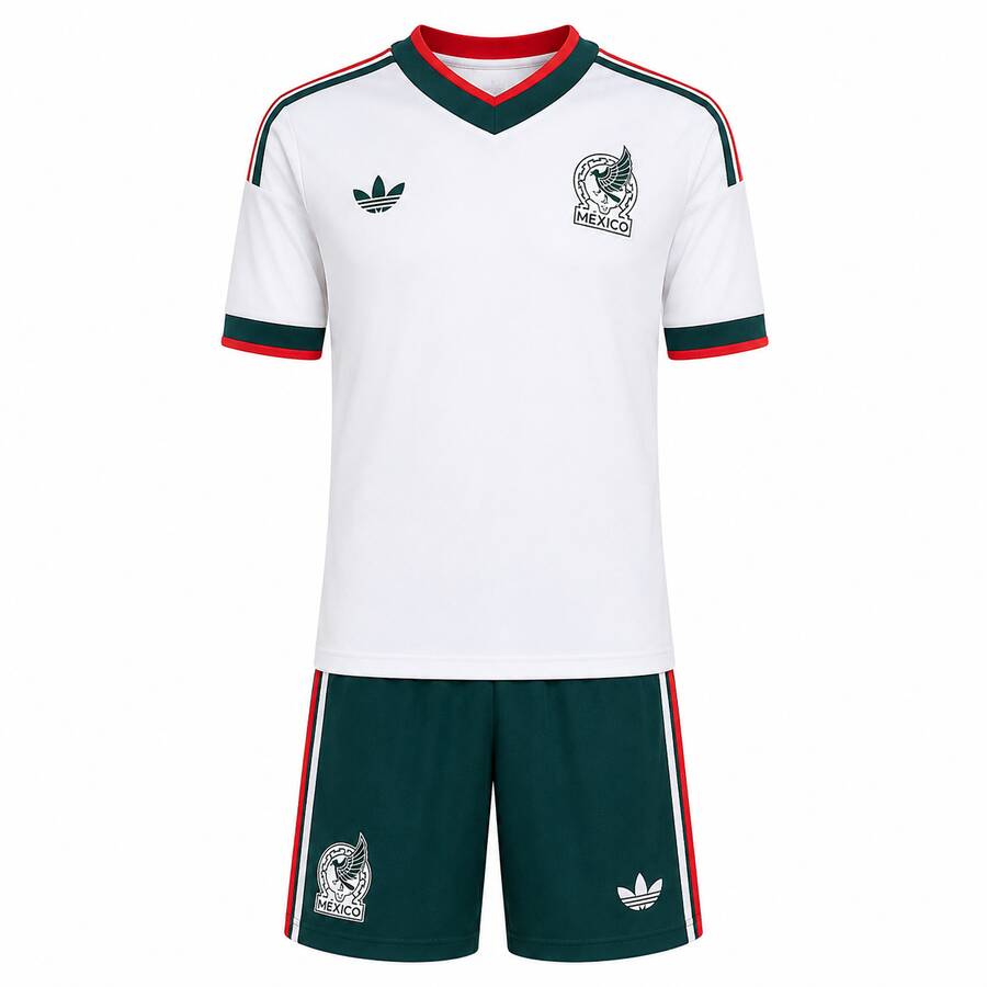 Mexico Away Kids Football Kit 2026