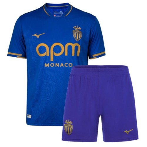 AS Monaco Away Kids Football Kit 25 26