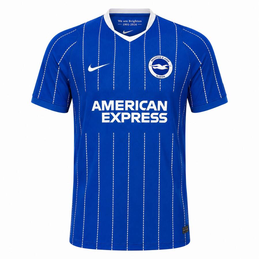 Brighton Home Player Version Football Shirt 26 27