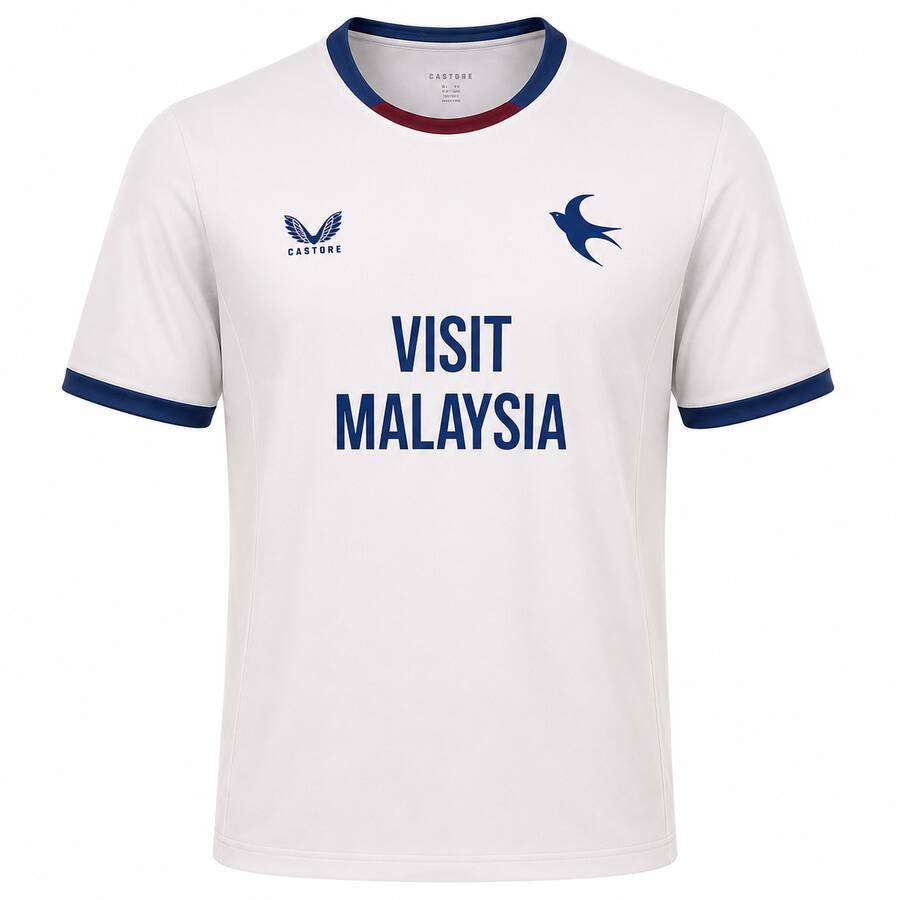 Cardiff City Away Football Shirt 26 27