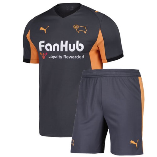 Derby County Away Kids Football Kit 25 26