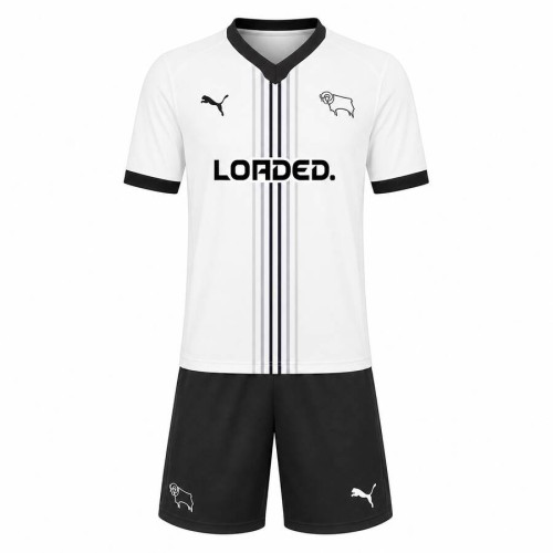 Derby County Home Kids Football Kit 26 27