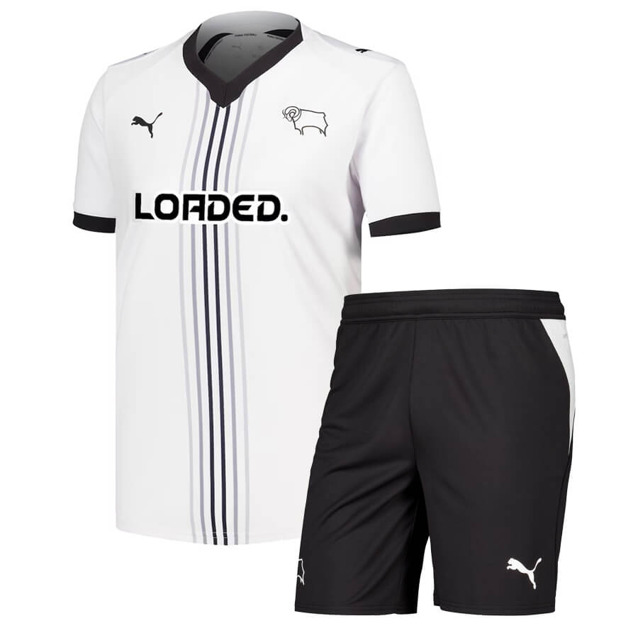 Derby County Home Kids Football Kit 26 27