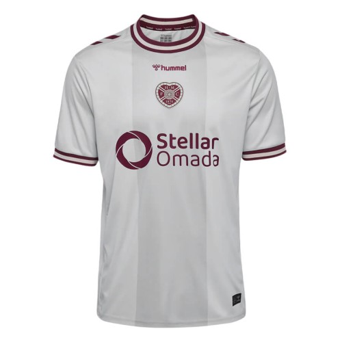Hearts Away Football Shirt 26 27