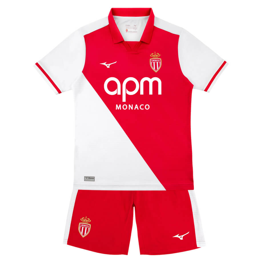 Monaco Home Kids Football Kit 26 27