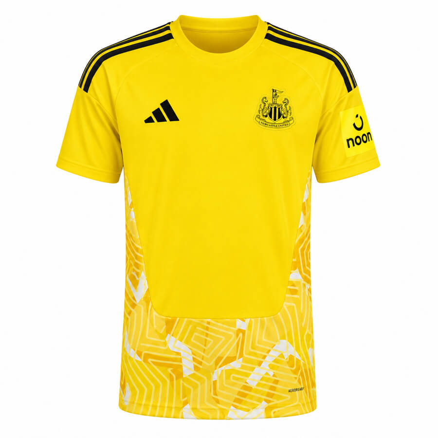 Newcastle Goalkeeper Football Shirt 26 27 - Yellow