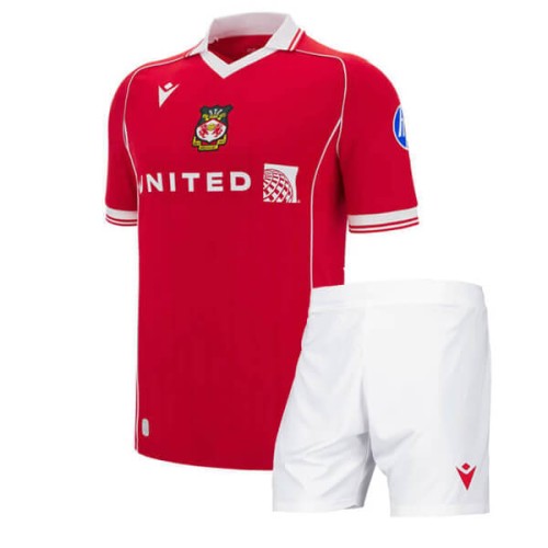 Wrexham Home Kids Football Kit 25 26