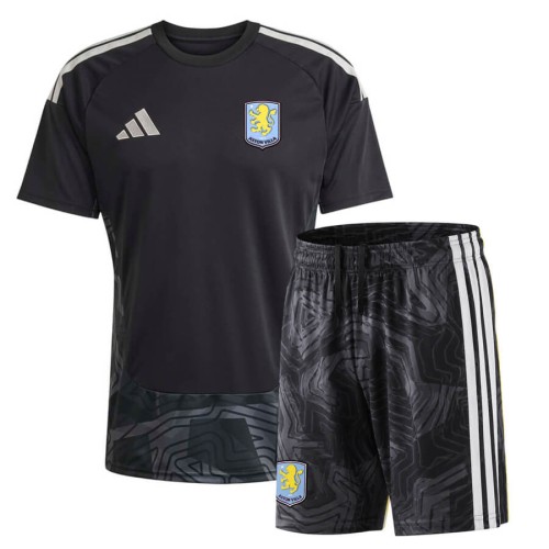 Aston Villa Goalkeeper Kids Football Kit 26 27 - Black
