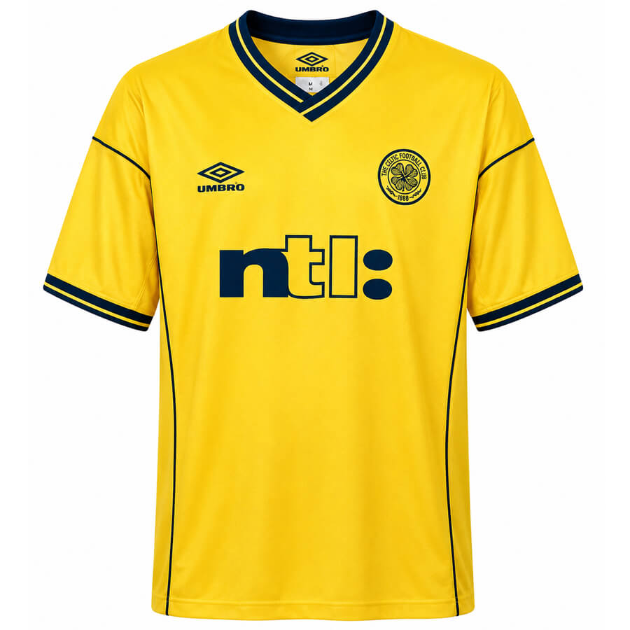 Celtic Away 2001 2002 Football Shirt