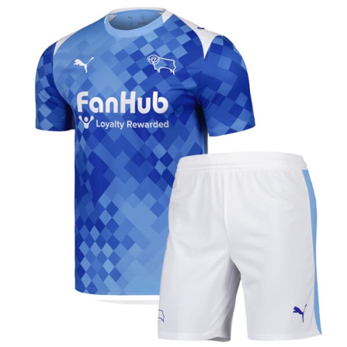 Derby County Third Kids Football Kit 25 26
