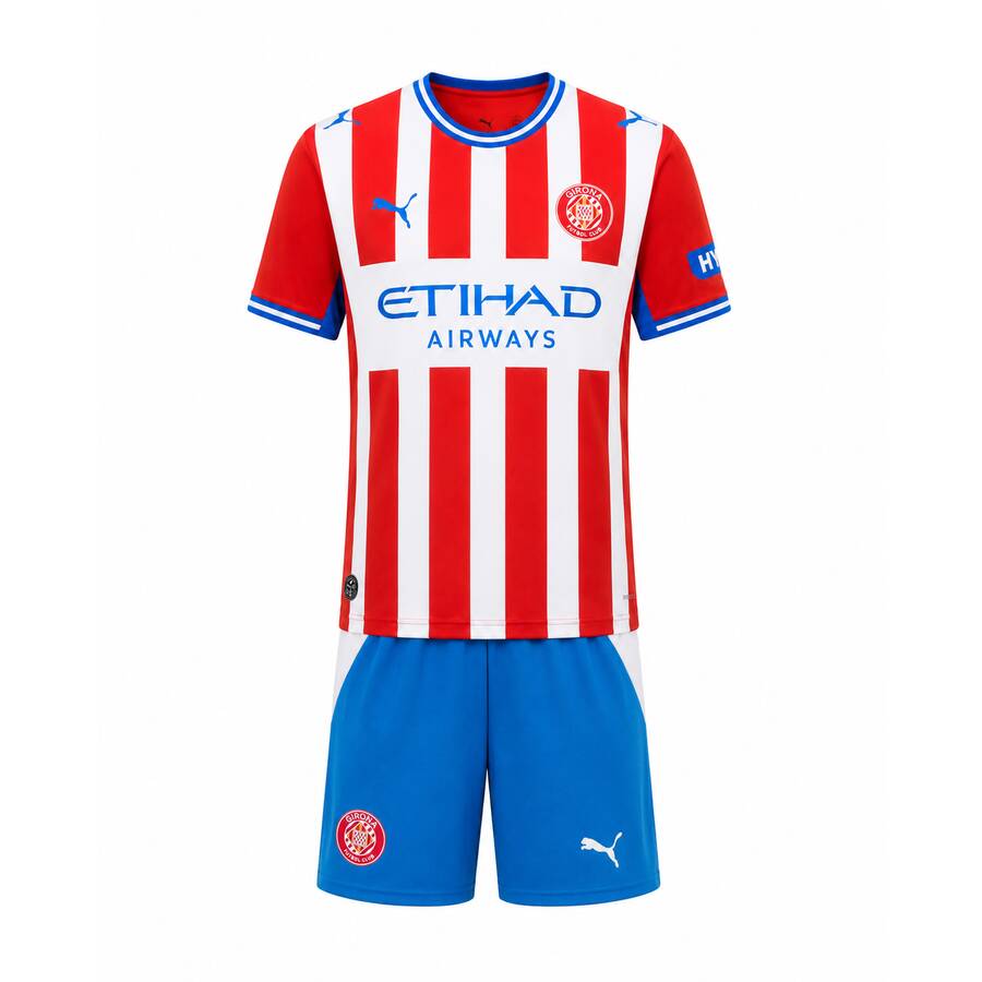Girona Home Kids Football Kit 26 27