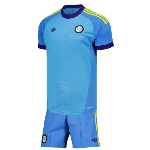 Leeds United Goalkeeper Kids Football Kit 26 27 - Blue