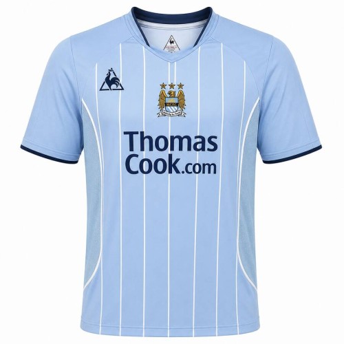 Manchester City Home 2007 2008 Football Shirt