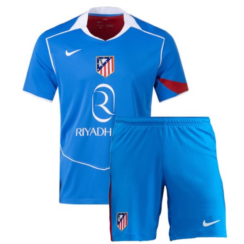 Atletico Madrid Third Kids Football Kit 25 26