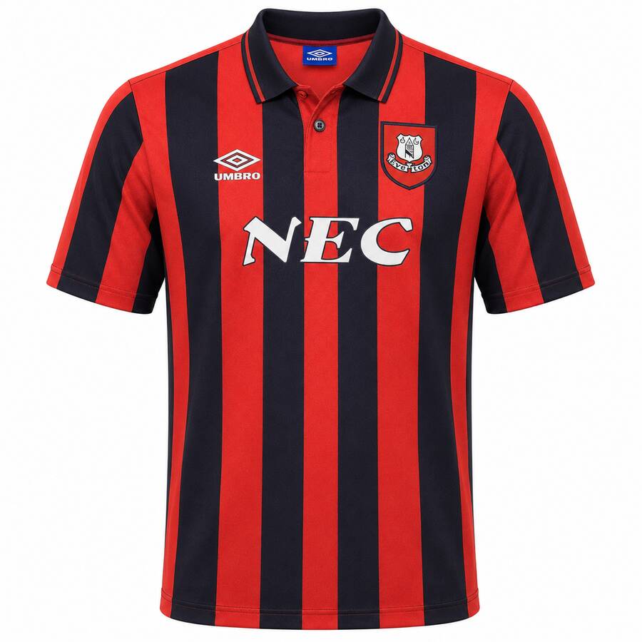 Everton Away 1992 1994 Football Shirt