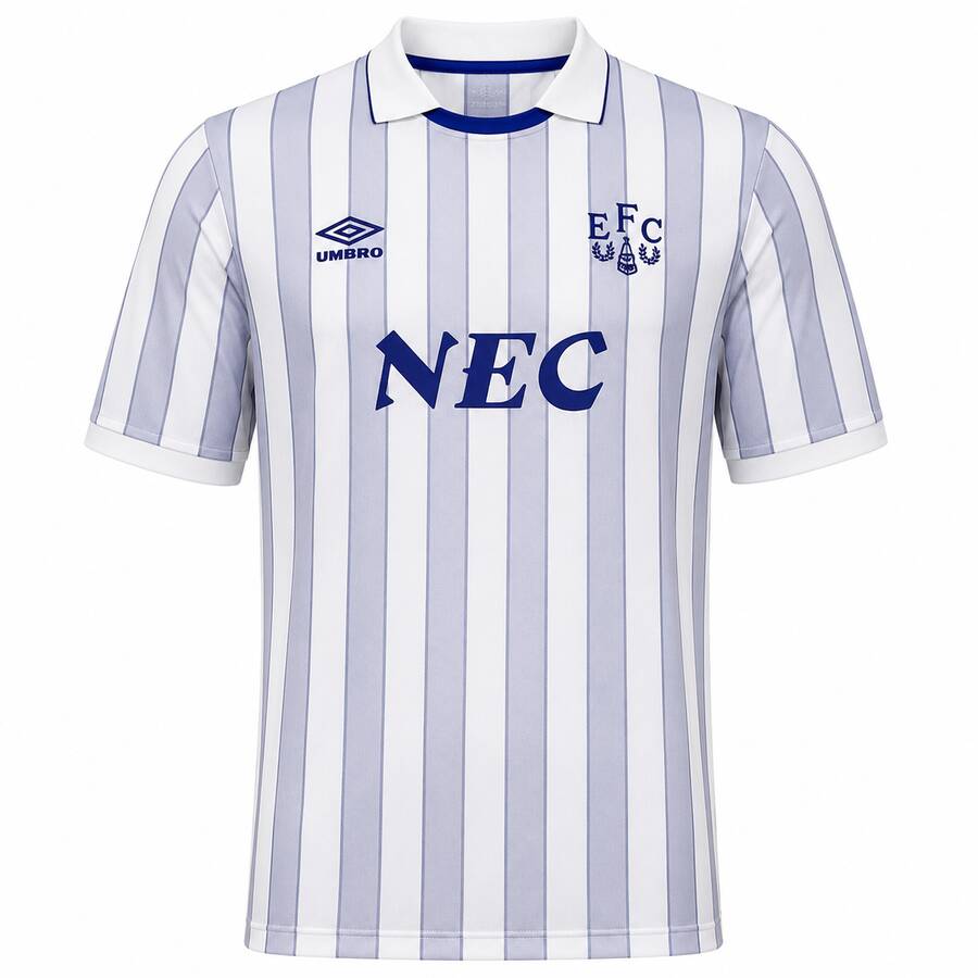 Everton Home 1988 1990 Football Shirt