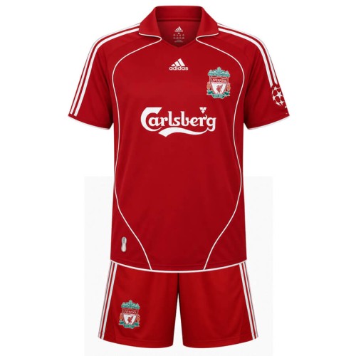 Liverpool Home 2006 2008 Kids Football Kit