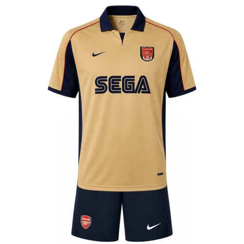 Arsenal Away 2001 2002 Kids Football Kit