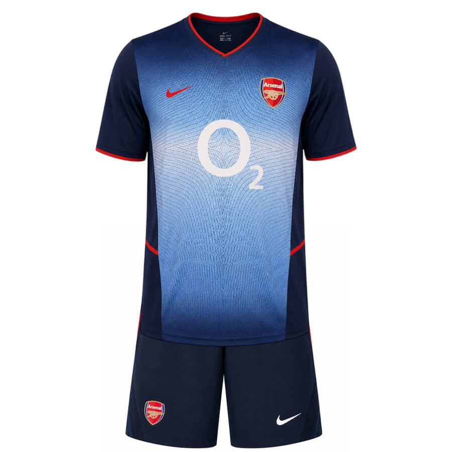 Arsenal Away 2002 2003 Kids Football Kit