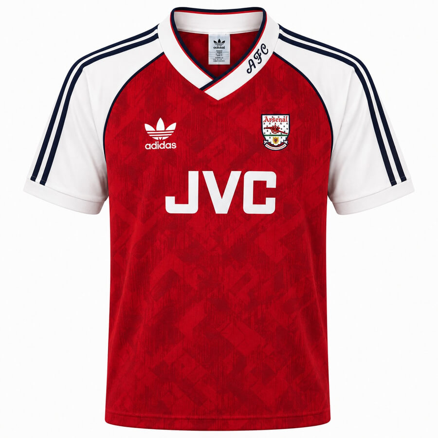 Arsenal Home 1990 1992 Football Shirt