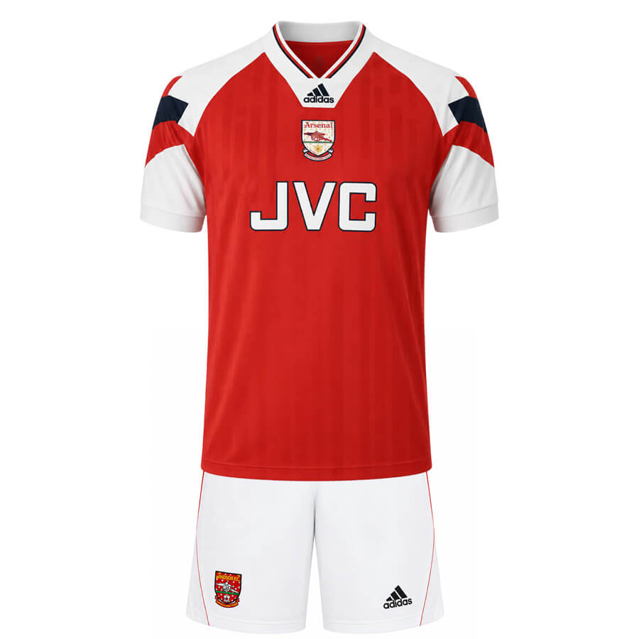 Arsenal Home 1992 1994 Kids Football Kit