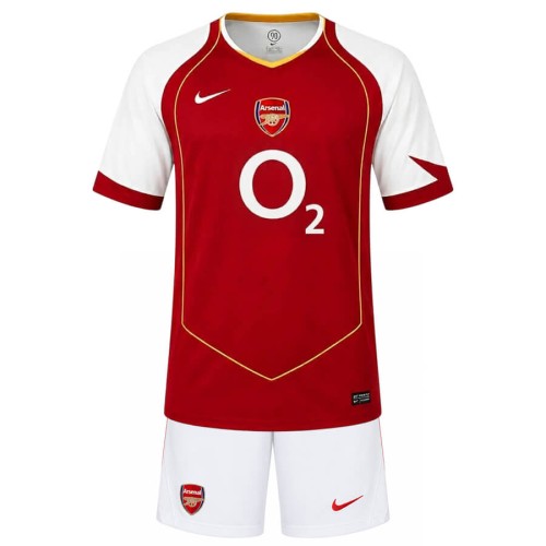 Arsenal Home 2004 2005 Kids Football Kit