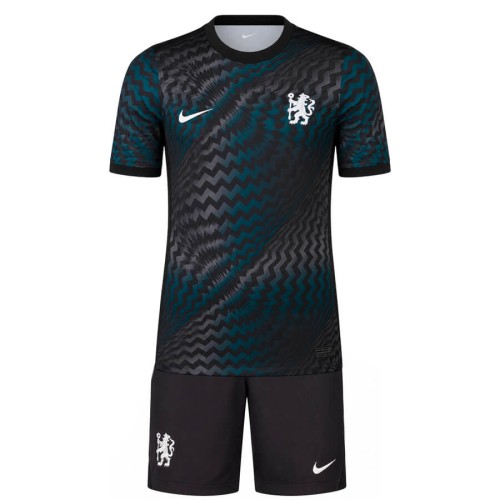 Chelsea Goalkeeper Kids Football Kit 26 27 - Black