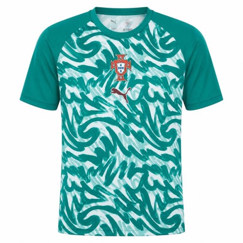 Portugal Pre Match Green Training Football Top 2026