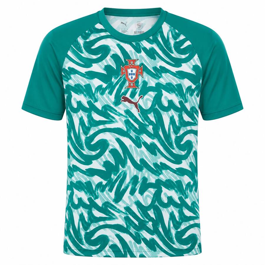 Portugal Pre Match Green Training Football Top 2026