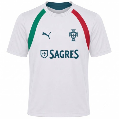 Portugal Pre Match White Training Football Top 2026