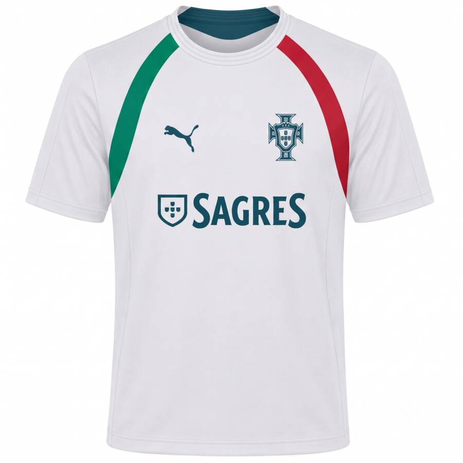 Portugal Pre Match White Training Football Top 2026