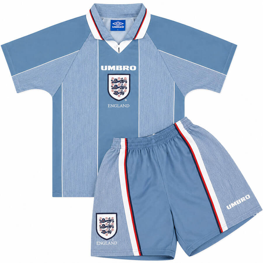 England Away 1996 Kids Football Kit