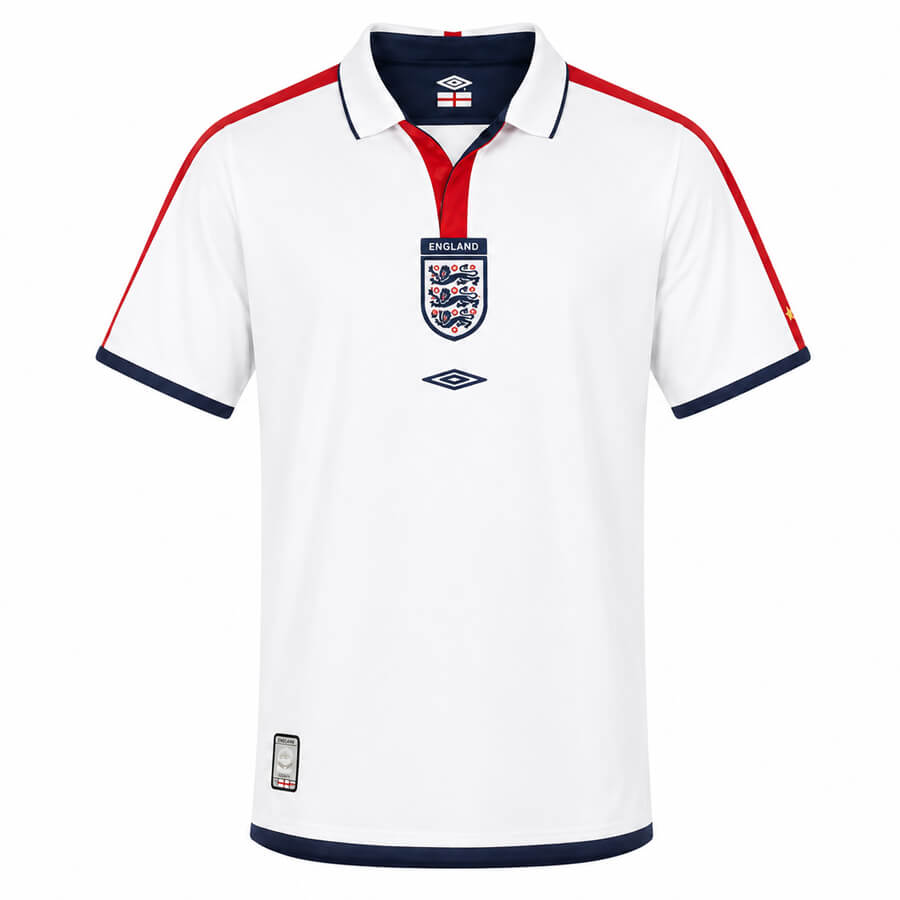 England Home 2004 Football Shirt