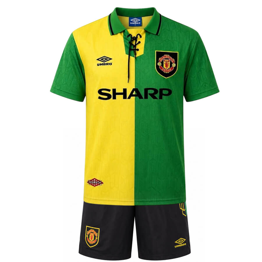 Manchester United Third 1992 1994 Kids Football Kit