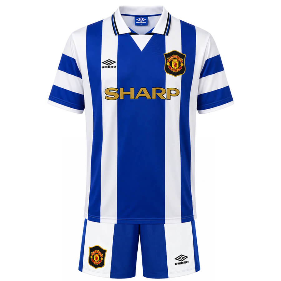 Manchester United Third 1994 1996 Kids Football Kit