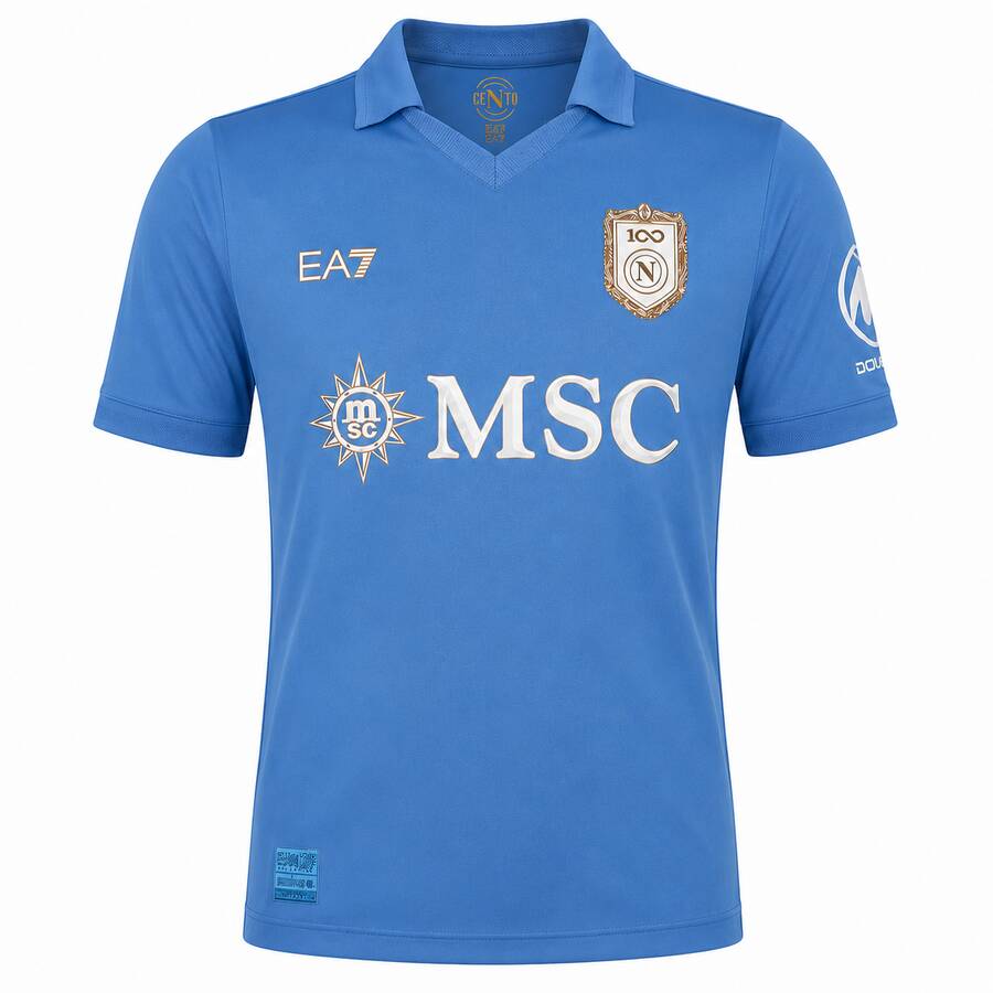 Napoli Home Player Version Football Shirt 26 27