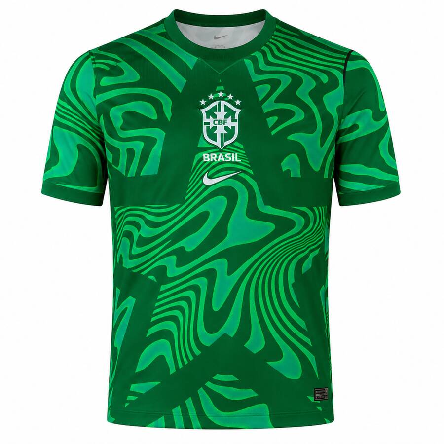 Brazil Goalkeeper Football Shirt 2026 - Green