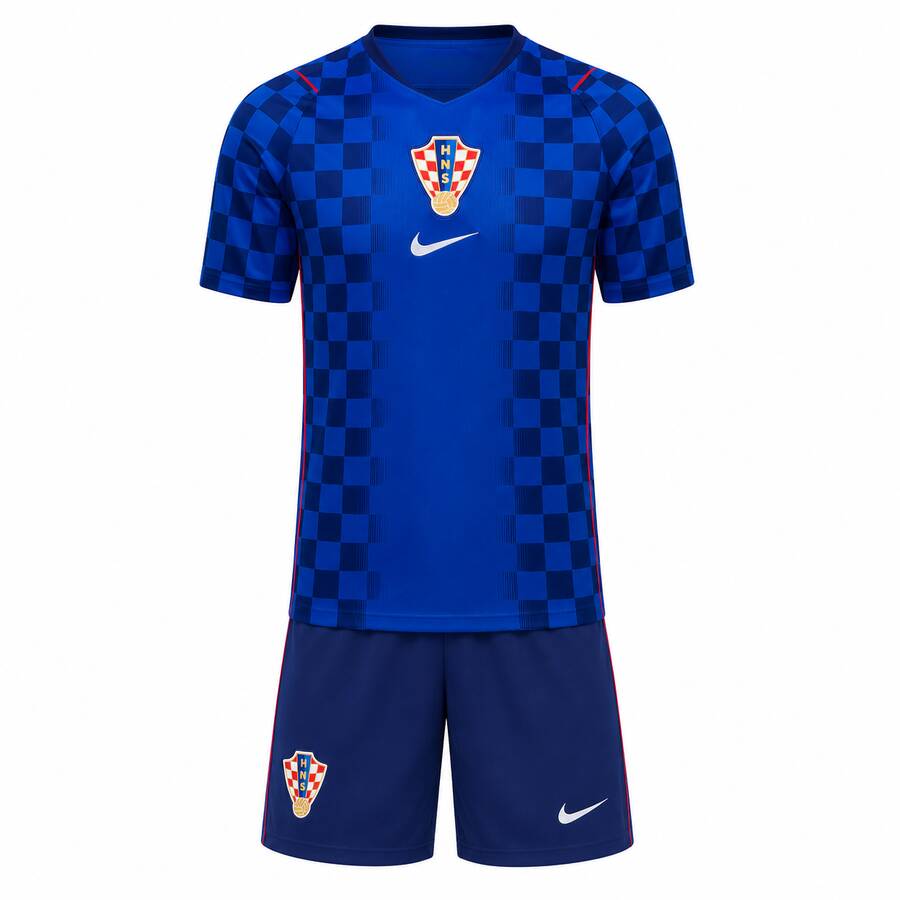 Croatia Away Kids Football Kit 2026