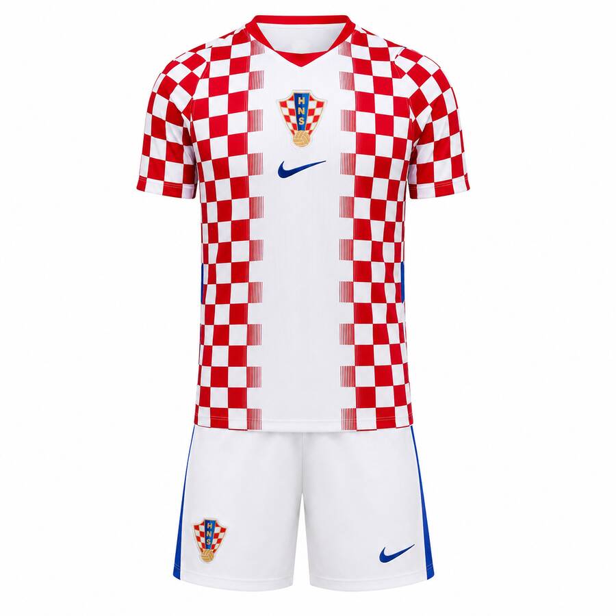 Croatia Home Kids Football Kit 2026