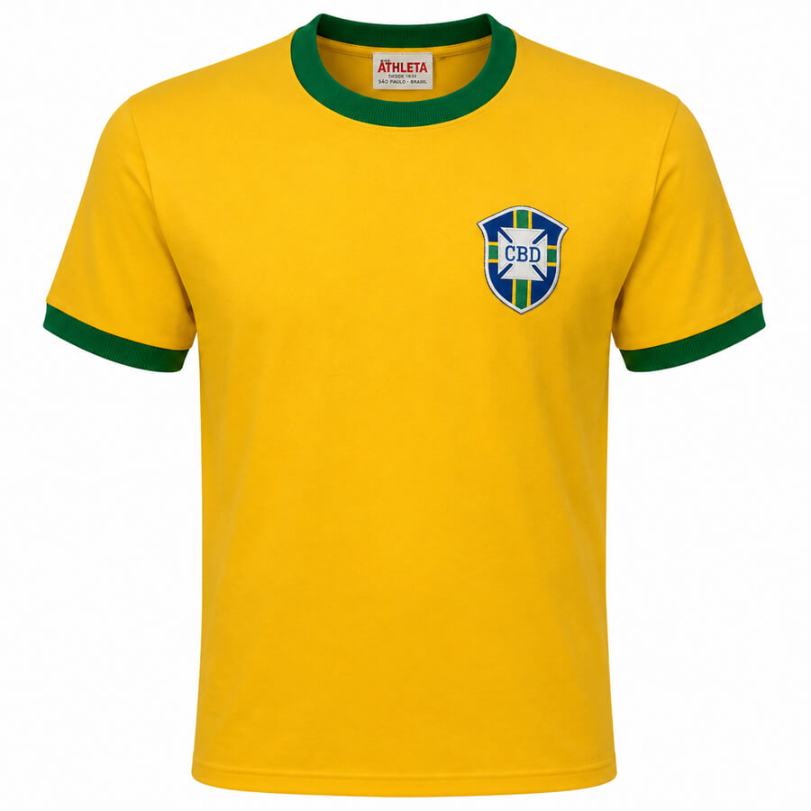 Brazil Home 1970 Football Shirt