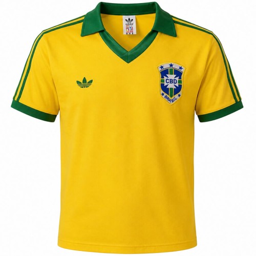 Brazil Home 1977 Football Shirt